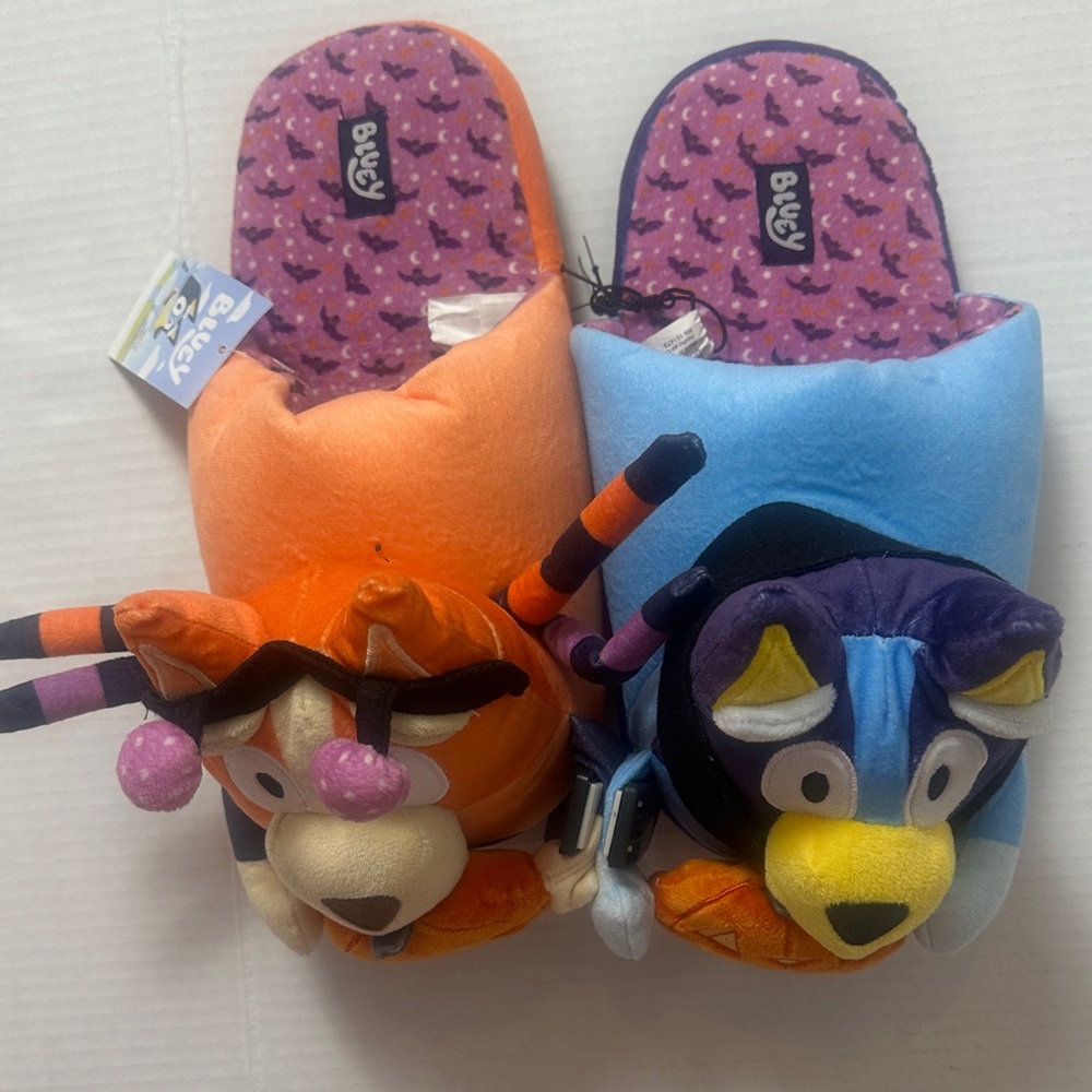 Adult Bluey And Bingo Halloween 3D Slippers